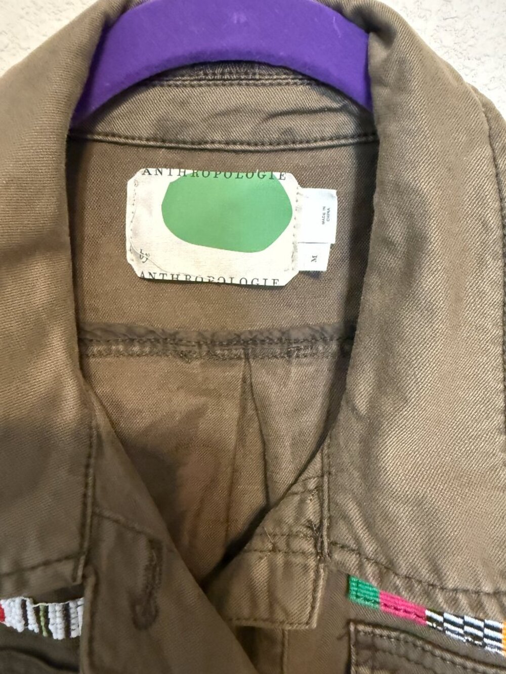 Anthropologie Peplum Military Jacket - Picture 5 of 8